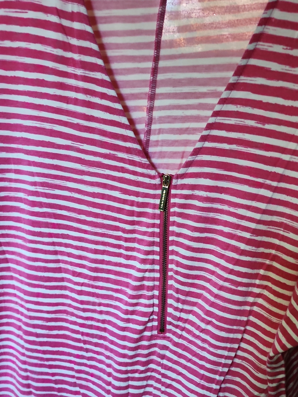 MICHAEL Michael Kors Pink and White Striped Top